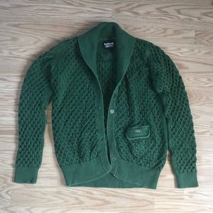 Barbour Knit Green Cardigan